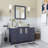  48" W x 18.5" D x 31.1" H Single Bathroom Vanity Set with Mirror-67116240