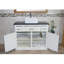 Roder 1000mm Single Bathroom Vanity with Vessel Ceramic Basin-40557496-40557163
