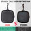 23.5cm Iron Grill & Griddle Pan