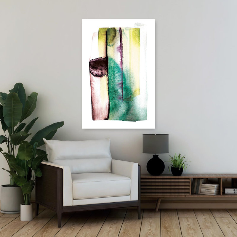 Art contemporain, art moderne abstrait, H 36 po x l 24 po