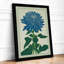 Blue Study Botanical - Framed Print-1228138344-1228138346