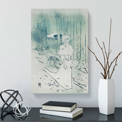 The Chatelaine by Henri De Toulouse-Lautrec - Wrapped Canvas