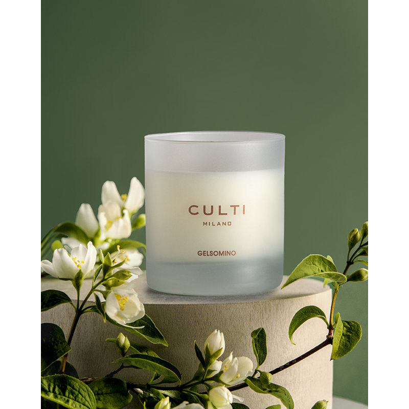 White Vase Candle - 270G, 9.52 oz Jar