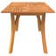 Northfield Rectangular Acacia Outdoor Dining Table , 200cm cm W cm D
