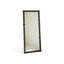 Miroir français en bois massif rétro avec cadre noir-129942766