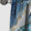 Rideau occultant en marbre Coastal Blue Elegant Marble Shore II - Abstract-107539633