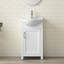 Meuble-lavabo simple 20 po avec plateau en céramique Boesch-2116251505