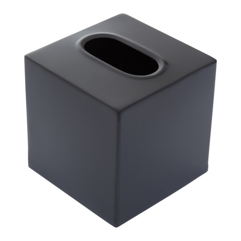Strout Tissue Box Cover, Grey