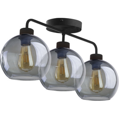 Bigelow Glass Semi Flush Mount
