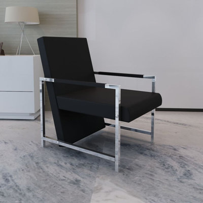 Fauteuil cubique en similicuir