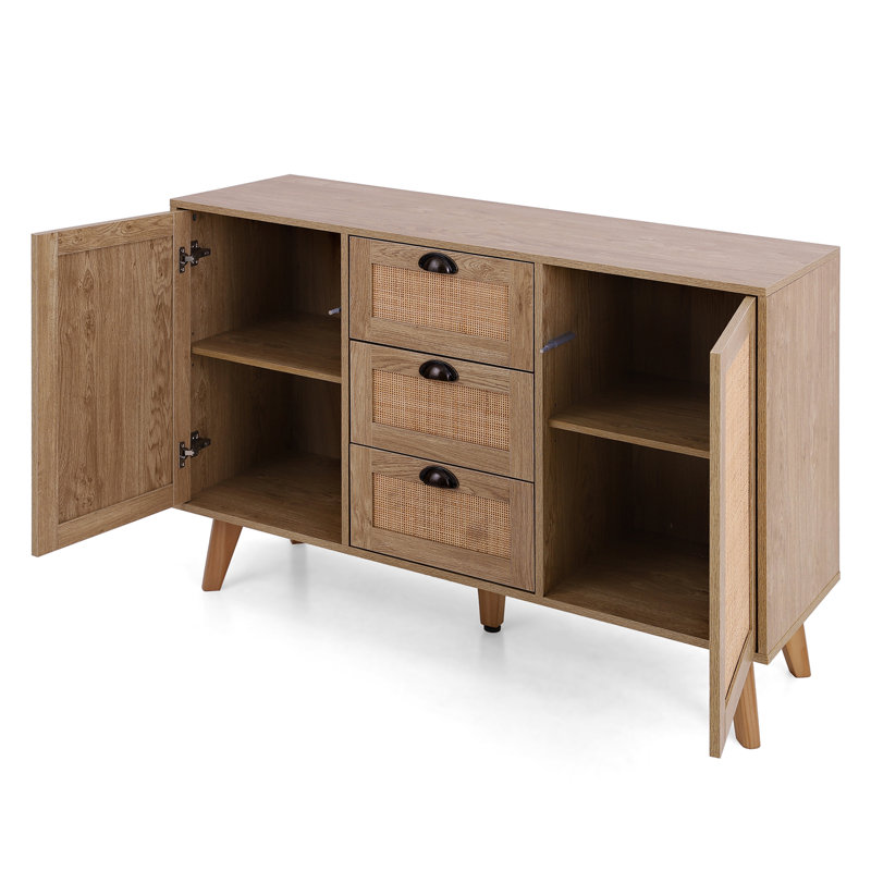 Ayssa 47.2'' Wide 2 Door And 3 Drawer Sideboard