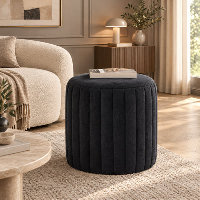 Tufted Round Ottoman