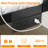 Full Size Black Bed Frame With Led Light And Charging Station, Metal Platform Bed With Wood Headboard-708611754-708611744