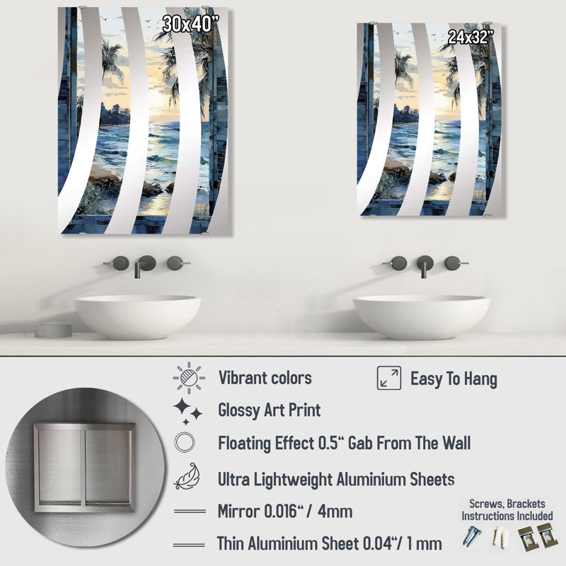 Miroir Sime, 32 po x 24 po