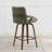 26" Swivel Upholstered Counter Stool with Walnut-Finish Bentwood Wraparound Back-1576192882-1576192886