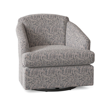 Cass Upholstered Swivel Rocker Armchair