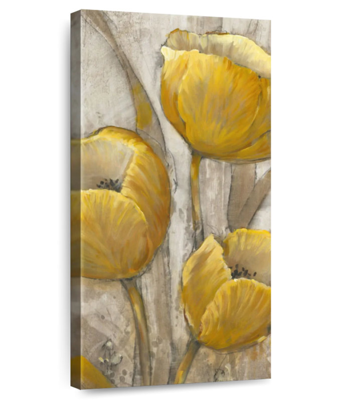 Ochre Tulips I, 24" H x 12" W