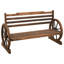 Thrapst Solid Wood Fir Outdoor Bench-179871398