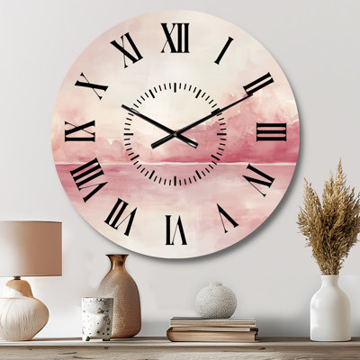 Horloge murale Blush Cloud Horizon - Coastal