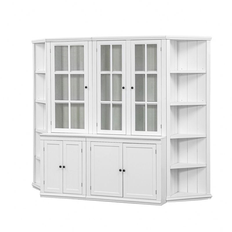Grande armoire de présentation, H 75,25 po x l 92,9 po x P 24,25 po