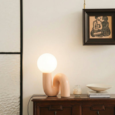 Lampe de table en résine Verda