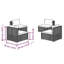 Ensemble modulaire de patio de 27,6 po de largeur avec coussins-411711292-411964147