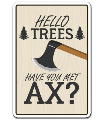 Adhésif Hello Trees
