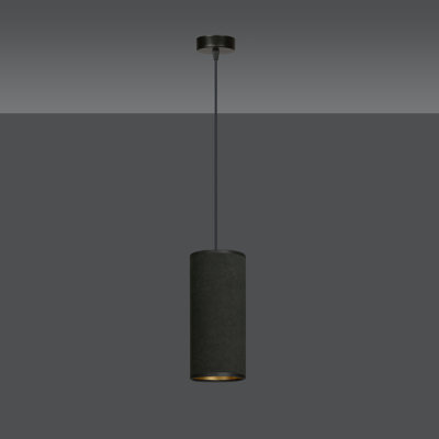 Ealidh 1 - Light Steel Cylinder Pendant
