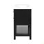 Ensemble de meuble-lavabo simple 30 po avec 5 tiroirs, ensemble de meuble-lavabo autoportant avec cadre en bois massif 30 po-117193328