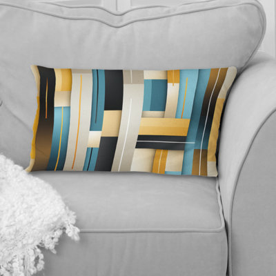 Urban Chic Striped Motif III - Coussin en polyester rayé
