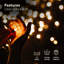  100 Bulb Fairy Warm Lights String Bulbs