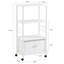 Kassidy 60cm W Shelving Unit with Wheels-1961881122