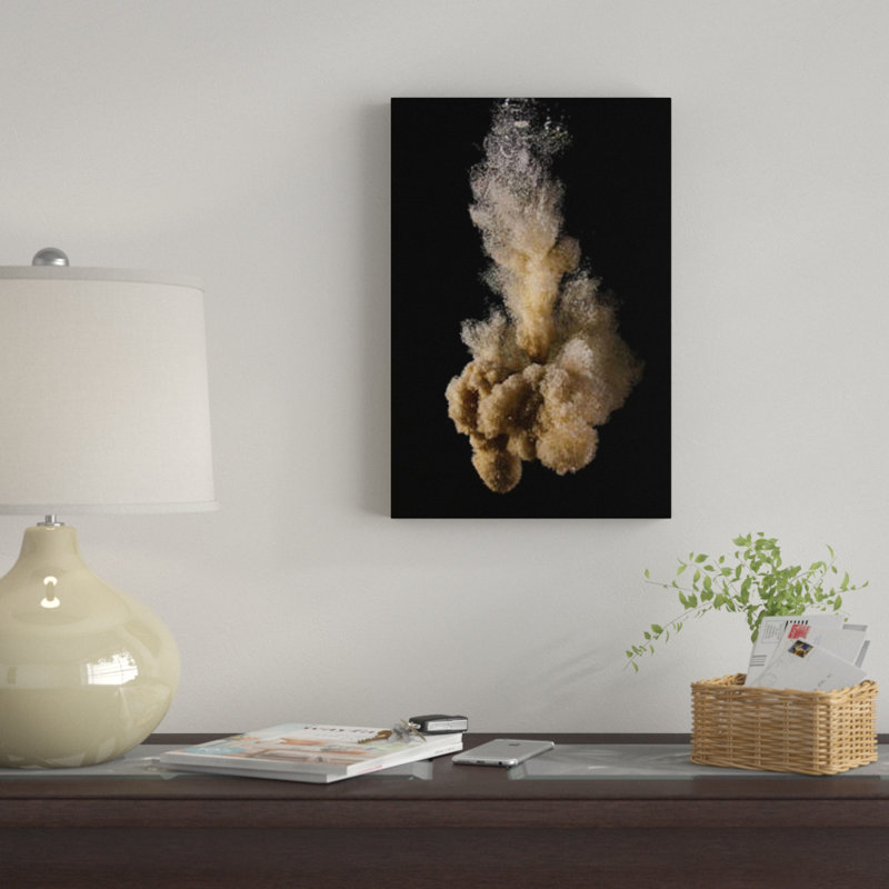 « big bang i », impression sur toile, H 18 po x l 12 po x P 1,5 po, Toile tendue, Pas de tapis
