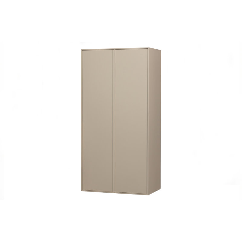 2 Door Wardrobe, 200 cm H x 100 cm W x 58 cm D