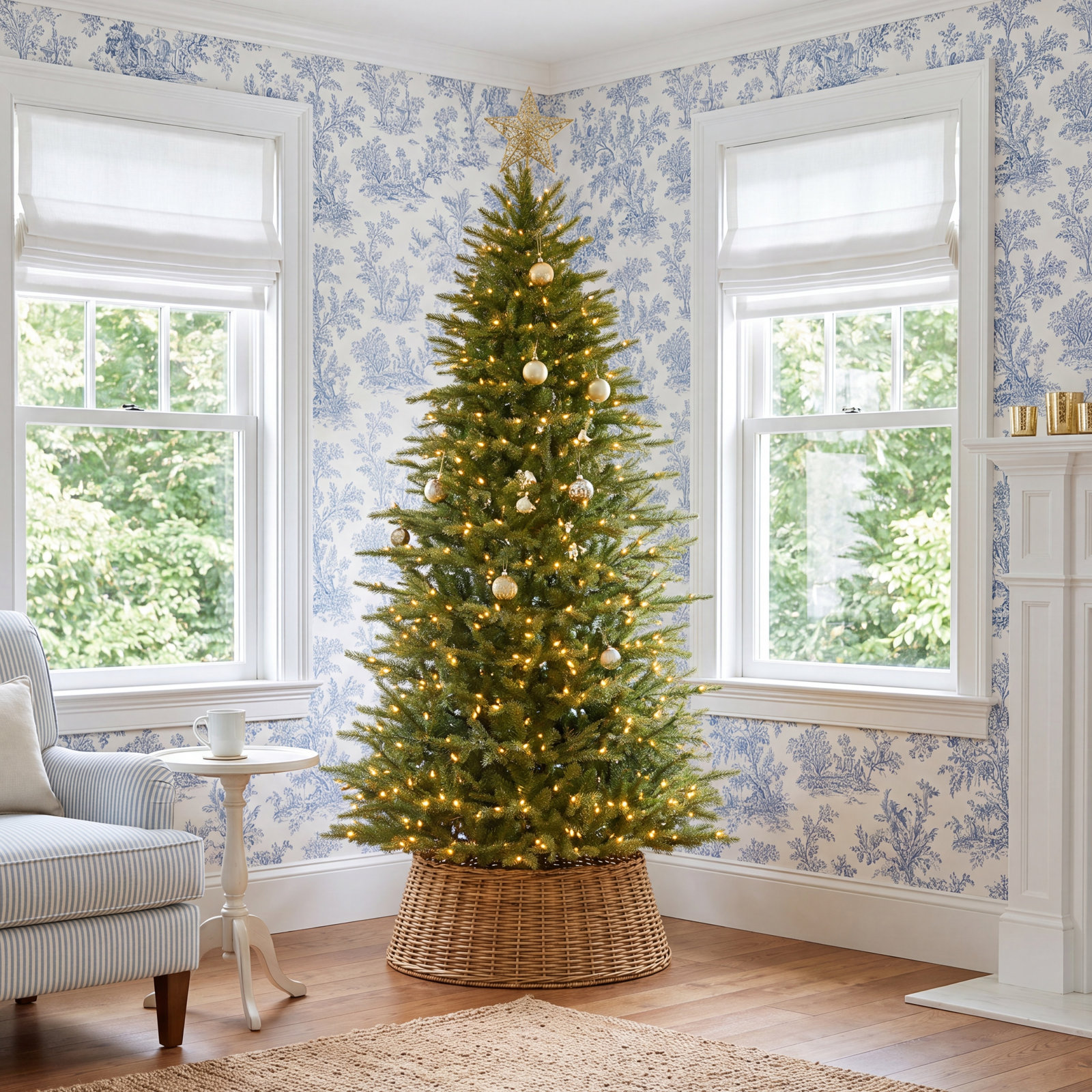 Nordic 7.5' Pre-Lit Spruce Tree
