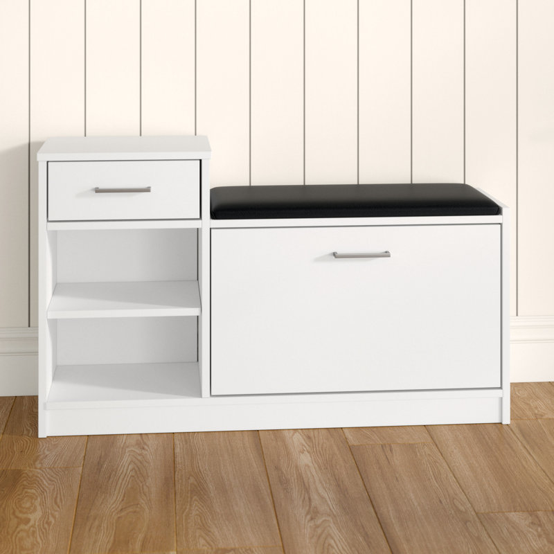 6 Pair Flip Down Shoe Storage, White