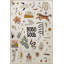 Tapis décoratif lavable à la machine à motif léopard floral de style surréaliste-538968368