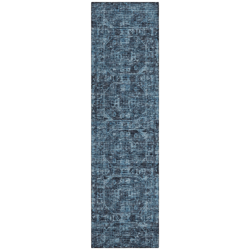 Fenwick Washable Indoor / Outdoor Rug, Rectangle 2'3" x 7'6"