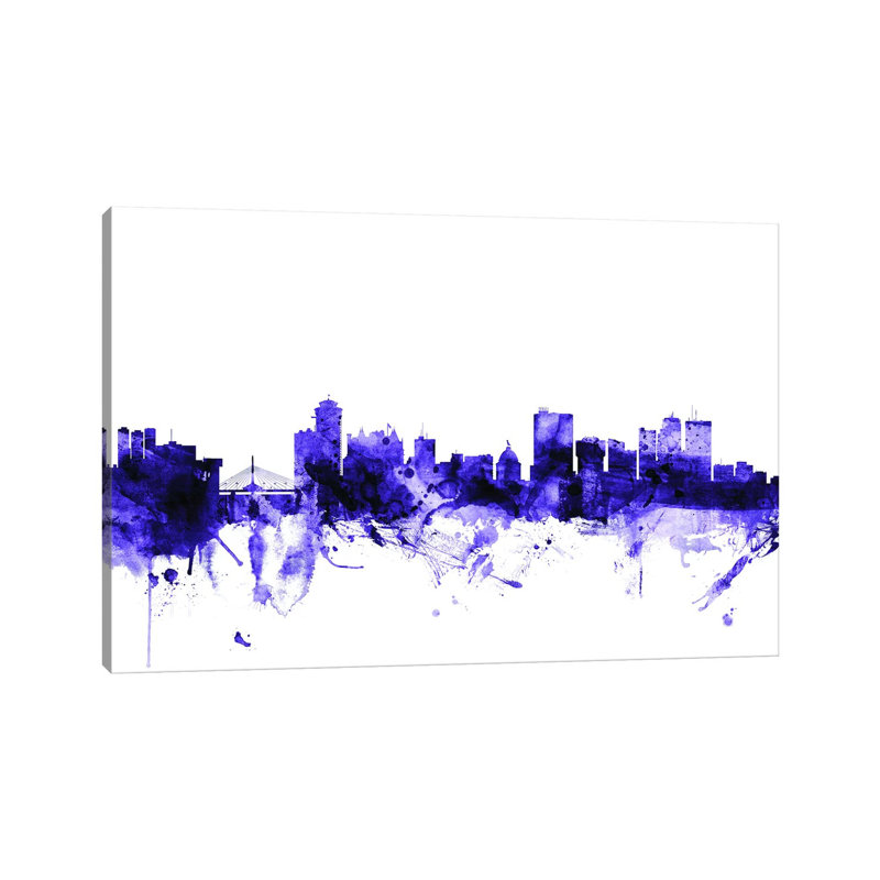 Winnipeg, Canada Skyline by Michael Tompsett - Wrapped Canvas Print, 30.48 cm H x 45.72 cm W