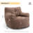 Compression Soft Teddy Adult Foam Filled Bean Bag Chairs,Coffee-1958151235