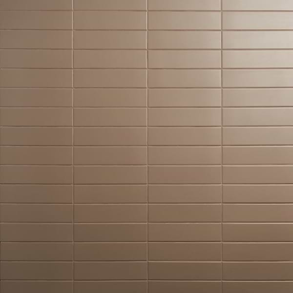 Roller 3x11 Matte Porcelain Subway Tile, Taupe