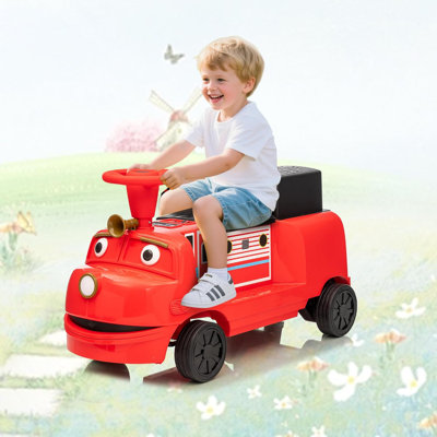 2 places 12V pour enfants, train électrique sans rail avec siège réglable