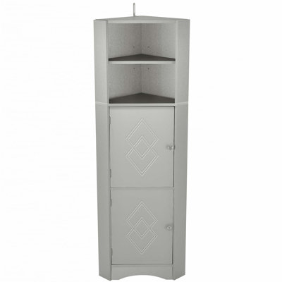 Tall Bathroom Corner Cabinet