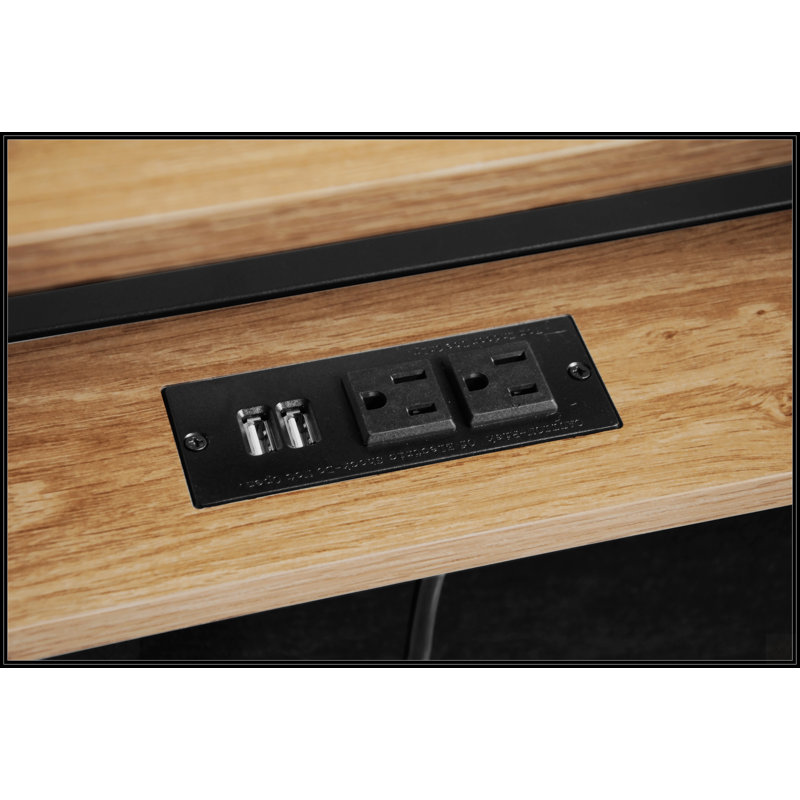 Lit de jeu simple avec support de téléviseur rotatif pour téléviseur de 65 pouces, cadre en maille métallique, éclairage à DEL et bloc d'alimentation