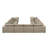 Brisbane 10-Piece Sectional  Upholstered In Top-Grain Italian Leather-106892185