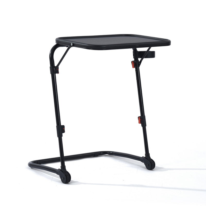 Table de chevet compacte pliable avec table de chevet et porte-gobelet, parfaite pour les chambres à coucher et les petits espaces