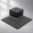 Durable Plastic Interlocking Decking Tiles, 44 Packs, 12x12 Inches, Waterproof for All-Weather Use, Ideal for Backyard and Pool Areas, Dark Gray