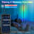 Jutin 47.24'' LED Column Floor Lamp Set
