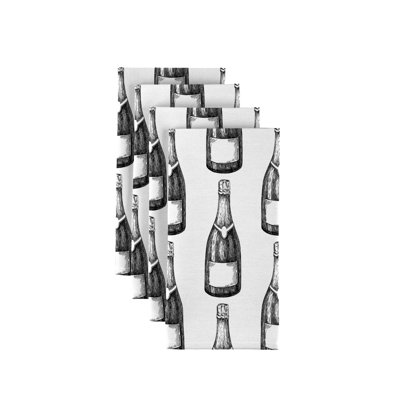 Polyester Abstract Square Napkin