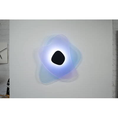 Aurora Aluminum LED Flush Mounted Sconce